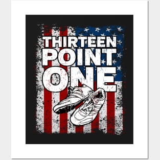 Thirteen Point One Half Marathon Posters and Art